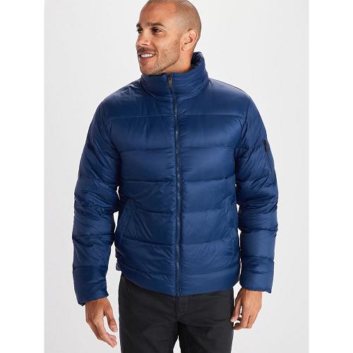 Marmot Down Jacket Navy NZ - Stockholm Jackets Mens NZ8961347